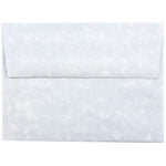 JAM Paper® Blank Greeting Cards Set, A7 Size, 5.25 x 7.25, Parchment Blue Recycled, 25/Pack (304624548)