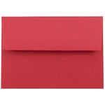 JAM Paper® Blank Greeting Cards Set, 4Bar A1 Size, 3.625 x 5.125, Red Recycled, 25/Pack (304624521)