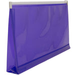 JAM Paper Expanding Wallet with Zipper Closure, Letter, Purple, 12/Pack (921Z1PU)