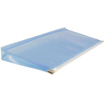 JAM Paper Expanding Wallet with Zipper Closure, 4.75" x 9.5", Blue, 12/Pack (921Z1BU)