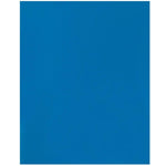 JAM Paper Glossy 2-Pocket Portfolio Folder, Blue, 6/Pack (385Gbua)