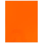 JAM Paper Laminated 2-Pocket Glossy Presentation Folders, Orange, 25/Pack (385GORD)