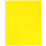 JAM Paper Laminated 2-Pocket Glossy Presentation Folders, Yellow, 25/Pack (385GYED)