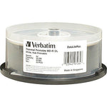 BD-R DL 50GB 8X, White Label, DataLife+, White Thermal Hub Printable, Hard Coat, 25PK Spindle (97284)
