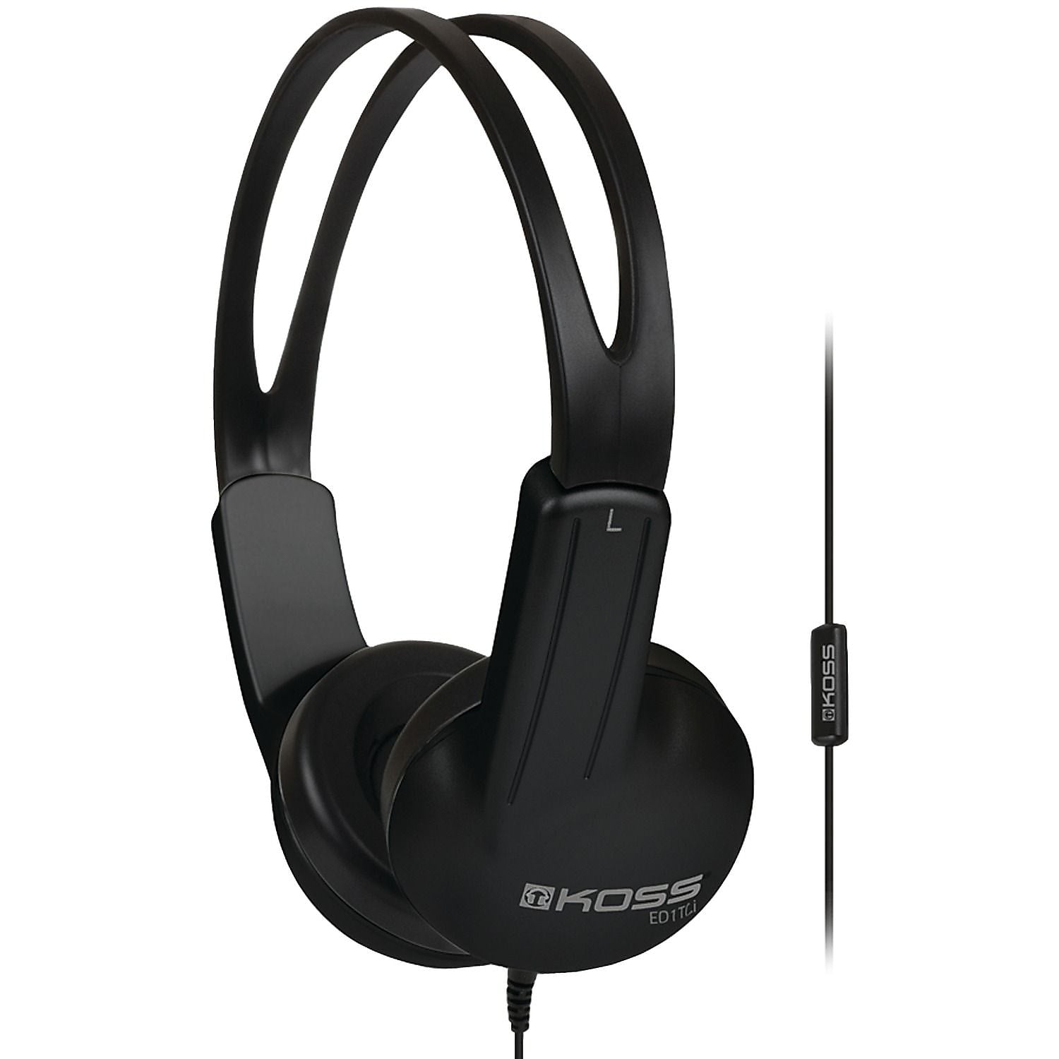 Koss Stereo On-Ear Headphones, Black (ED1TCI)