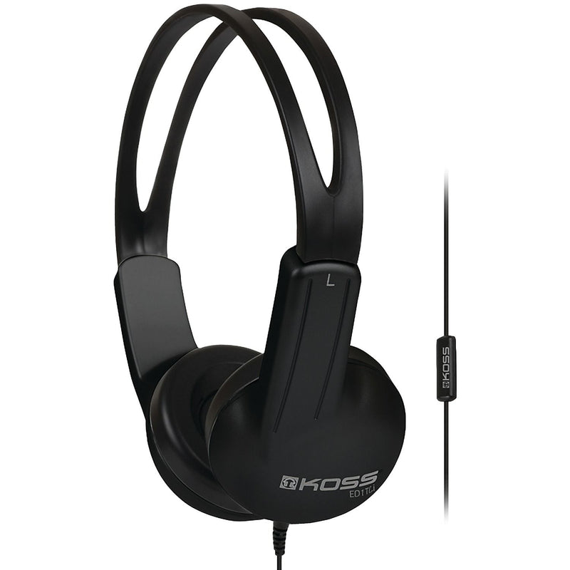 Koss Stereo On-Ear Headphones, Black (ED1TCI)