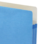 Smead File Pocket, Straight Cut Tab, 1-3/4" Expansion, Letter Size, Blue, Each (73215)