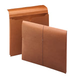 Smead Expanding Wallet, 2" Expansion, Flap and Cord Closure, Letter Size, Redrope (77243)