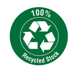 Smead Shelf-Master 100% Recycled End Tab File Folder, Straight Cut, Letter Size, Manila, 100/Box (24160)