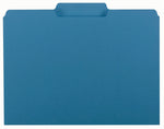 Smead Interior File Folder, 3 Tab, Letter Size, Sky Blue, 100/BX (10287)