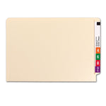 Smead Shelf-Master End Tab File Folder, Straight Cut, Legal Size, Manila, 100/Box (27110)