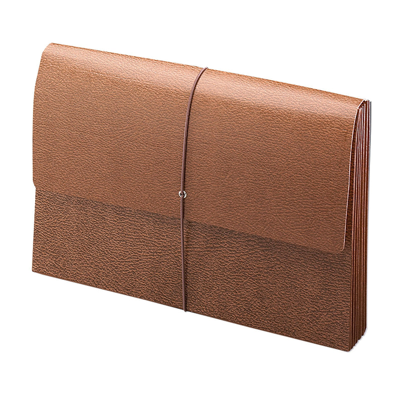 Smead Redrope Expanding Wallet, 3-1/2" Expansion, Legal Size, Brown (CL1056EL)