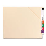 Smead Shelf-Master Heavy Duty Reinforced File Jackets, 1-1/2" Expansion, Letter Size, Manila, 50/Box (75740)