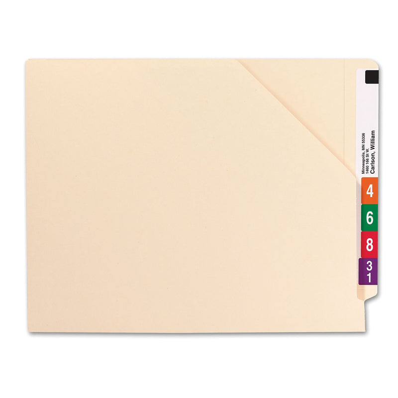 Smead Shelf-Master Heavy Duty Reinforced File Jackets, 1-1/2" Expansion, Letter Size, Manila, 50/Box (75740)
