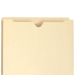 Smead Reinforced File Jacket, 1" Expansion, Letter Size, Manila, 50/Box (75520)