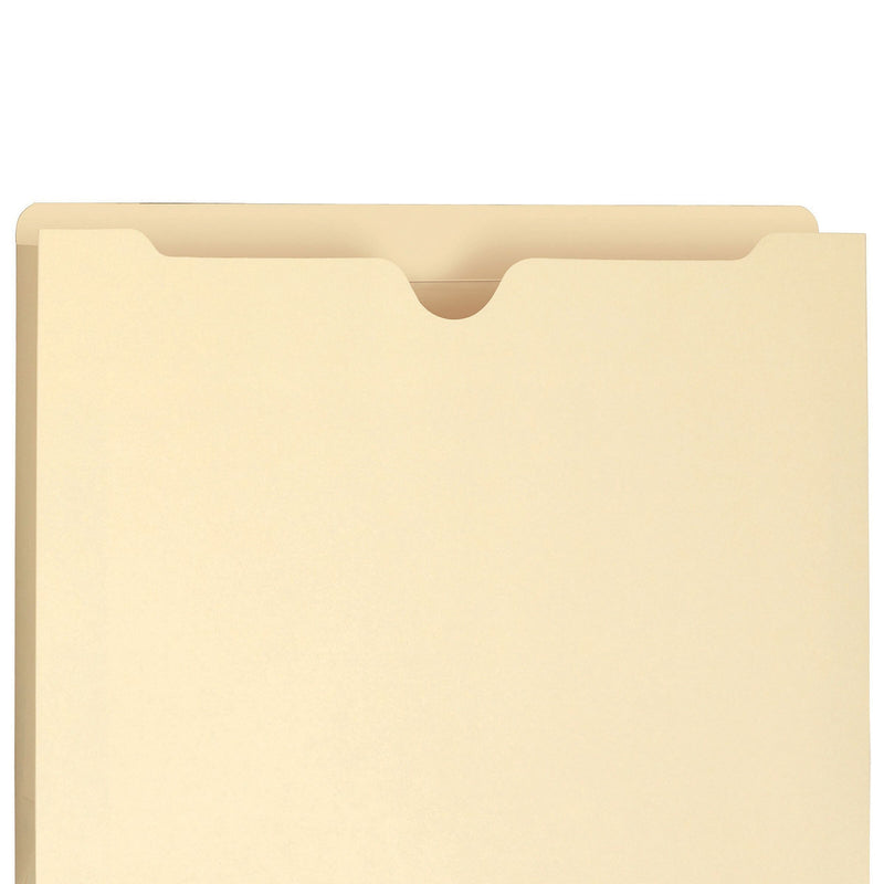 Smead Reinforced File Jacket, 1" Expansion, Letter Size, Manila, 50/Box (75520)