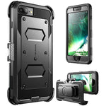 i-Blason Apple iPhone 7 Plus Armorbox Series Fullbody Protection Case with Screen and Holster - Black (752454313051)