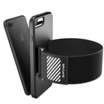 SUPCASE Apple iPhone 7 Plus Easy Fitting Sport Armband Case Combo, Black (752454313501)