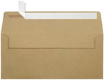 LUX 70lbs. 4 1/8" x 9 1/2" #10 Square Flap Envelopes, Grocery Bag Brown, 1000/BX