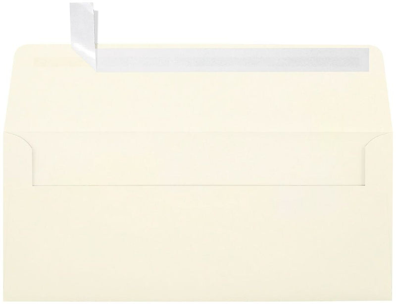 LUX 80lbs. 4 1/8" x 9 1/2" #10 Square Flap Envelopes, Natural, 1000/BX