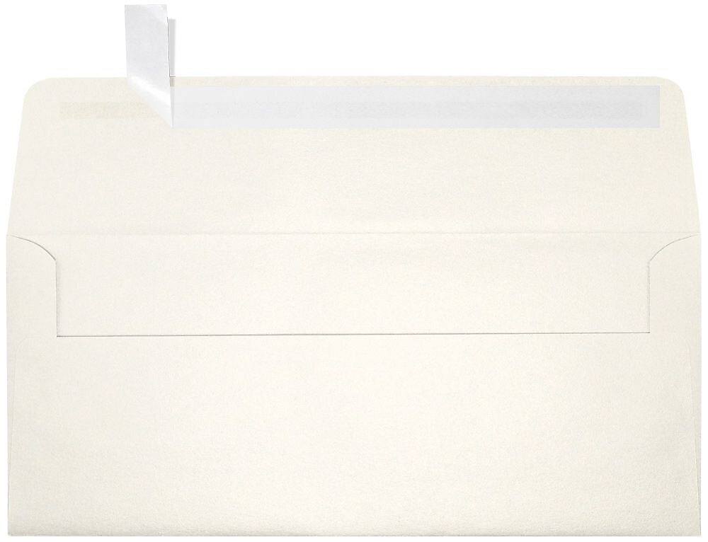 LUX 80lbs. 4 1/8" x 9 1/2" Metallic Square Flap Envelopes, Quartz Metallic, 1000/BX