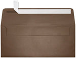 LUX 4 1/8" x 9 1/2" #10 80lbs. Square Flap Envelopes, Bronze Metallic, 50/Pack