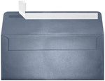 LUX 4 1/8" x 9 1/2" #10 80lbs. Square Flap Envelopes, Anthracite Metallic Gray, 50/Pack