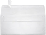 LUX 4 1/8" x 9 1/2" #10 80lbs. Square Flap Envelopes, Crystal Metallic, 50/Pack