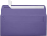 LUX 80lbs. 4 1/8" x 9 1/2" #10 Square Flap Envelopes, Wisteria Purple, 250/BX