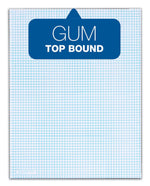 TOPS Graph Pad, 8.5" x 11", Quad Ruled, White, 50 Sheets/Pad (33051)