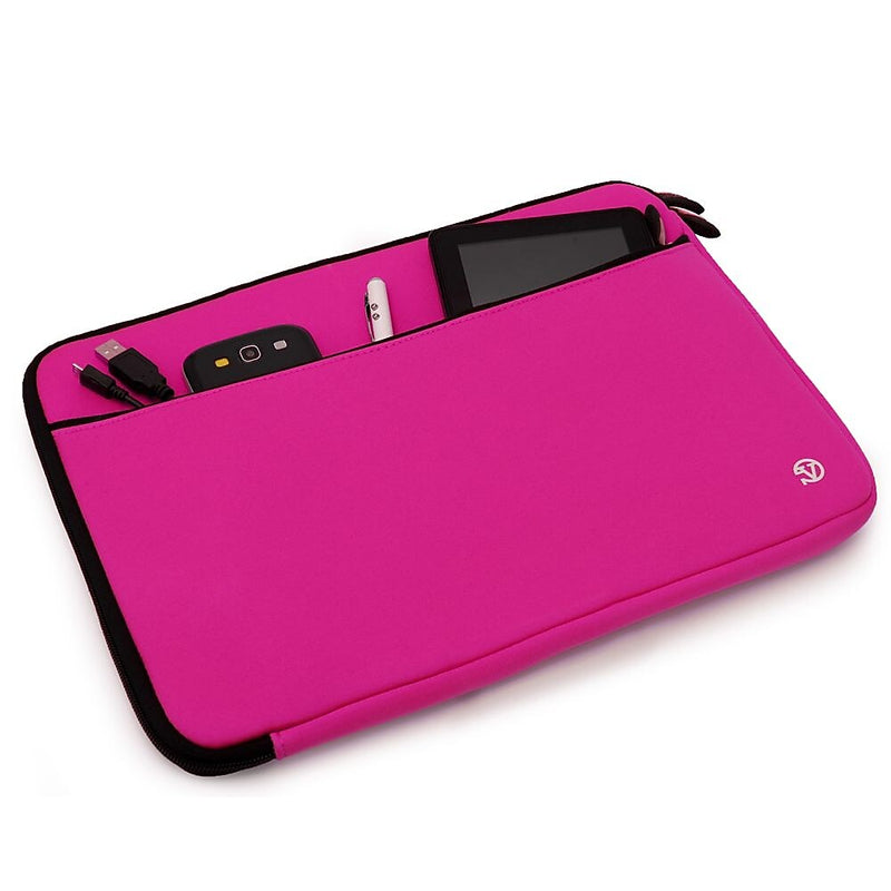 Vangoddy 14" Neoprene Laptop Sleeve, Shock Absorbing, Magenta (NBKLEA616)