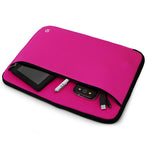 Vangoddy 14" Neoprene Laptop Sleeve, Shock Absorbing, Magenta (NBKLEA616)