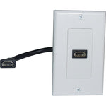 Comprehensive® 1 Port HDMI Pigtail Wallplate