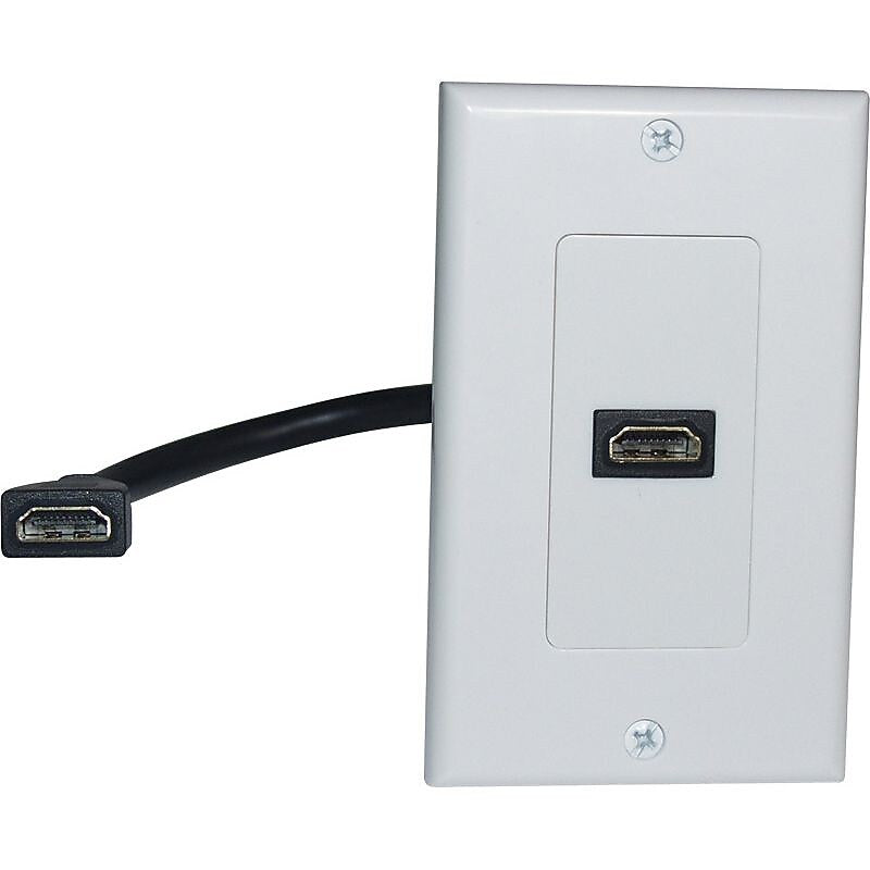 Comprehensive® 1 Port HDMI Pigtail Wallplate