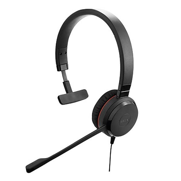 jabra Evolve 30 II UC Noise Canceling Mono Computer Headset, 3.5mm, UC Certified (5393-829-309)