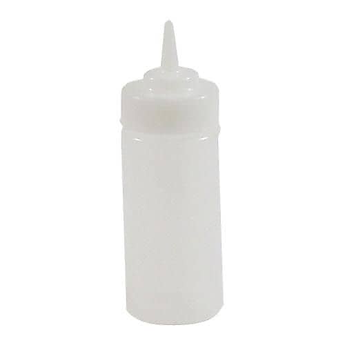Tablecraft 8 Oz. Wide-Mouth Squeeze Bottle (10853C)