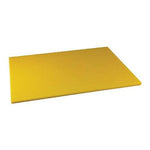 Winco 18" x 24" x 1/2" Yellow Cutting Board (CBYL-1824)