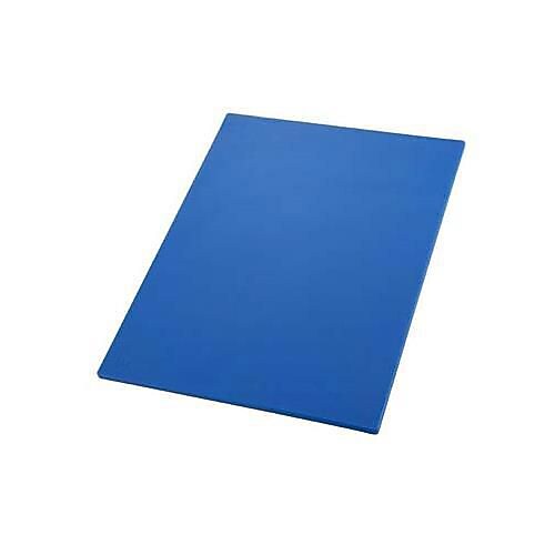 Winco 12" x 18" x 1/2" Blue Cutting Board (CBBU-1218)