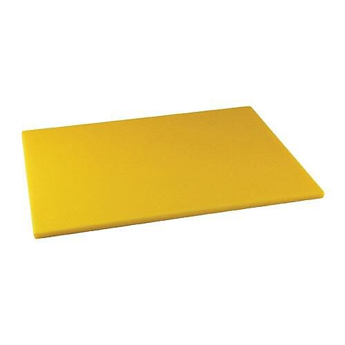 Winco 15" W x 20" D Cutting Board, Yellow