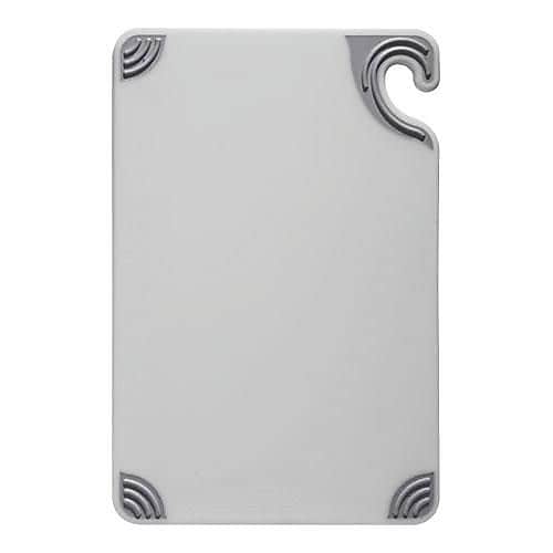 San Jamar 9" W x 12" D Cutting Board, White