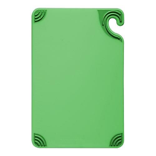 San Jamar 9" x 12" x 3/8" Green Cutting Board (CBG912GN)