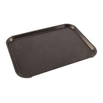 Cambro Black Fast Food Tray, 16 1/8" L x 11 7/8" W, Black (1216FF110)