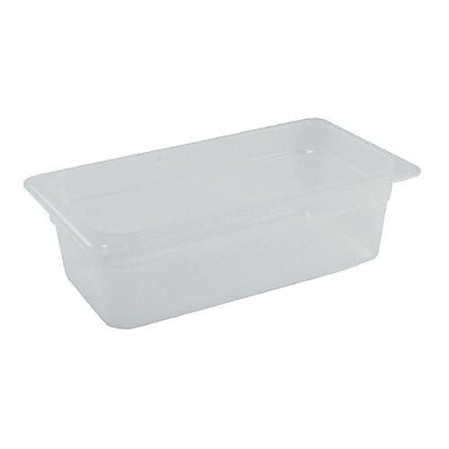 Cambro 1/3 Size 4" Deep Food Pan, 3 5/6" H x 12 3/4" W x 6 7/8" D, Clear (34PP190)