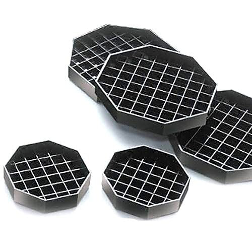 Cal-Mil 6" x 6" Black Octagon Drip Tray (308-6-13)