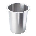 Cal-Mil 4 1/2" Stainless Steel Flatware Cylinder (1017-SOLID)