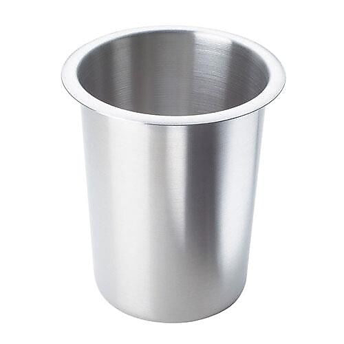 Cal-Mil 4 1/2" Stainless Steel Flatware Cylinder (1017-SOLID)