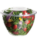 Eco-Products® 48oz PLA Salad Bowls with Lids, 6 11/16" Dia x 4 6/16" H, Clear, 150/Pack (EP-SB48)