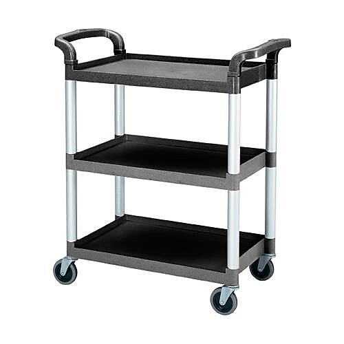Cambro Service Cart, 38"H x 32 7/8"L x 16 1/4"W, Black (75310)