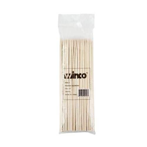 Winco 8" Bamboo Skewer, 100/Carton (75394)