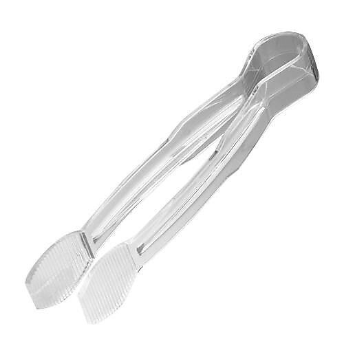 Cambro Camwear 9" Clear Serving Tongs, Plastic (TG9135)